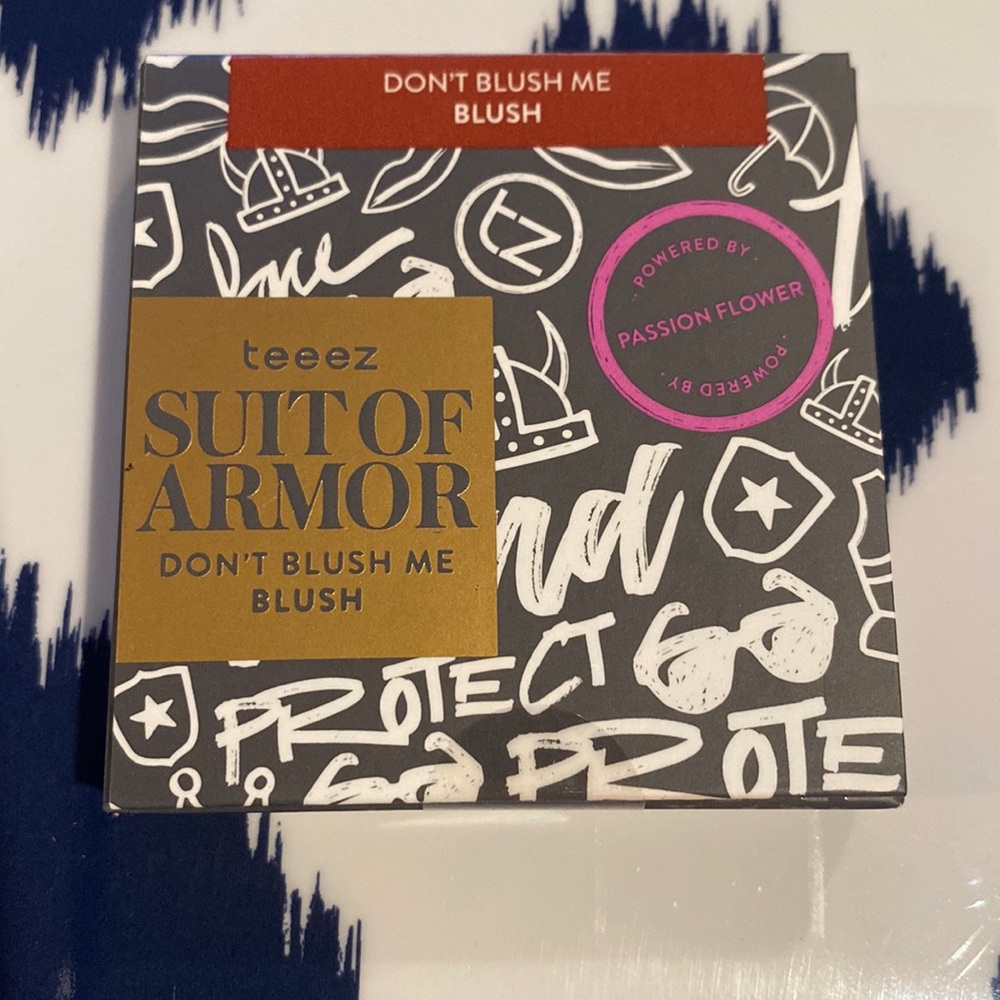 Teeez suit of armor don’t blush me blush in mauve nwt